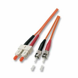 LWL-2-Faser-Patchk. 3mtr.ST-SC, 50/125um,OM3,