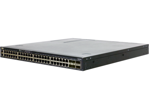 EdgeCore Switch full manged 54 Port • 36x 2.5 Gbe • 12 x 1Gbe • 2x 100G QSFP28 • 4x 25G SFP28 • PoE Budget 2100W • 48x PoE BT (90w) • 19&quot; 1 HE • Datacenter Switch • Front-to-back • EPS203 • 4630-54NPE-O-AC-F