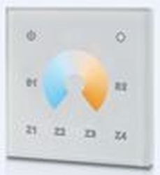 Synergy 21 LED Serie EOS 05 Wanddimmer dual white (CCT) touch 4 Zonen