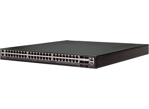 EdgeCore Switch full manged 54 Port •48 x 10Gbe • 6x 100G QSFP28 • 19" 1 HE • Datacenter Switch • Back-to-front • DCS202 • 5835-54T-O-48V-B