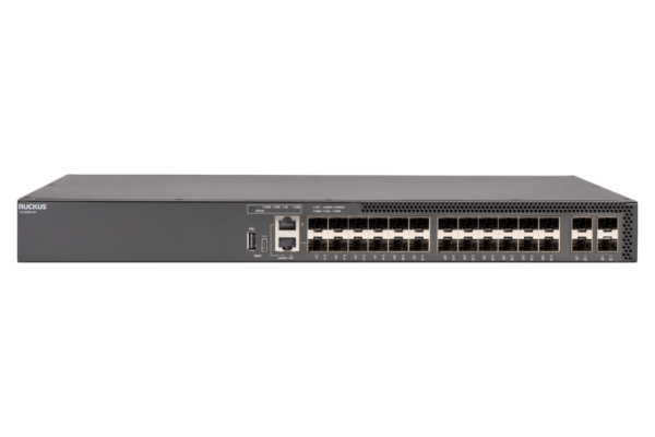 RUCKUS Networks switch full managed layer3 28 port • 24x sfp • 4x sfp28 • 19" • icx8200-24f