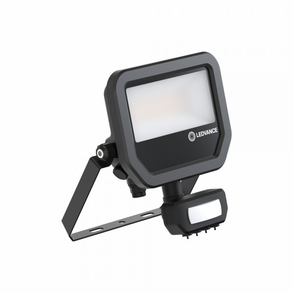 LEDVANCE FLOODLIGHT SENSOR 20 17W 2K4LM 840 PS SY100 BK