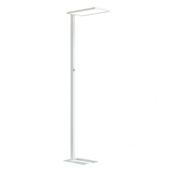 Synergy 21 LED office line Stehlampe Themis weiss, dimmbar+daylight+presents sensor