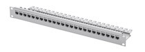 Telegärtner Modulträger,Patchpanel,incl. 24xAMJ-SL-Module, T568A, CAT6A,19",incl.Kabelabfangung