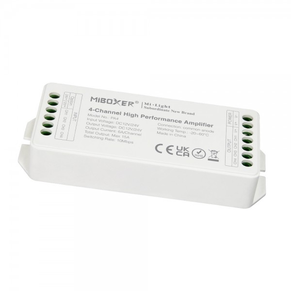 MiBoxer PA4 LED Controller 4-Channel Amplifier